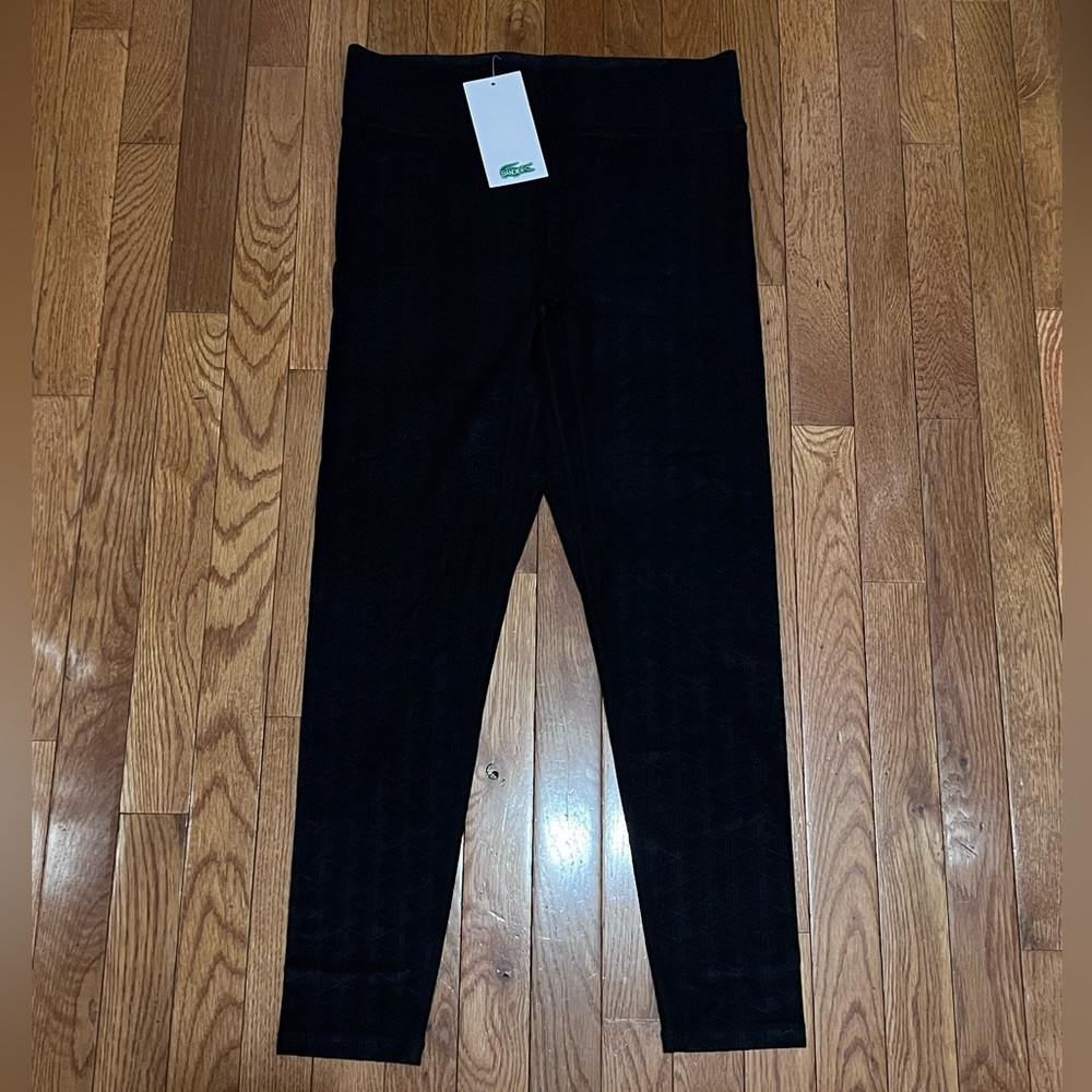 Women’s LACOSTE x Bandier Monogram Print Leggings